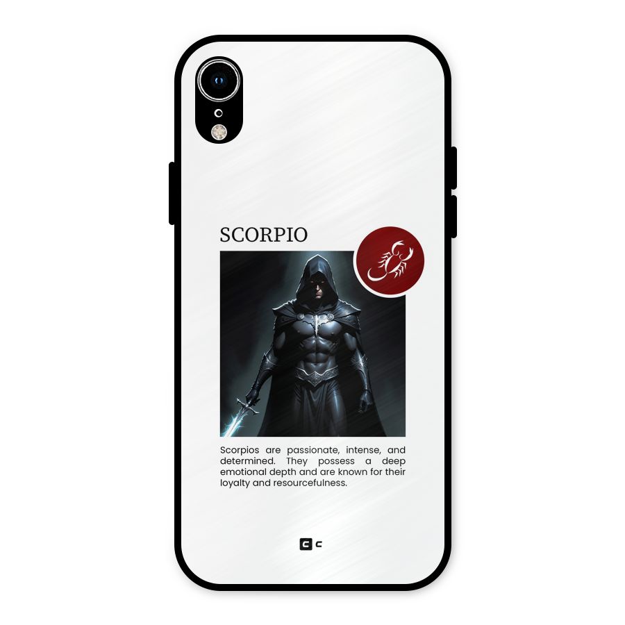 Sane Scorpio Metal Back Case for iPhone XR