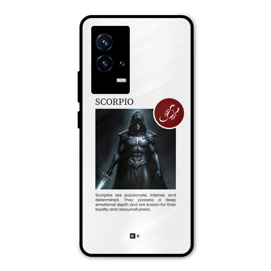 Sane Scorpio Metal Back Case for iQOO 9 5G