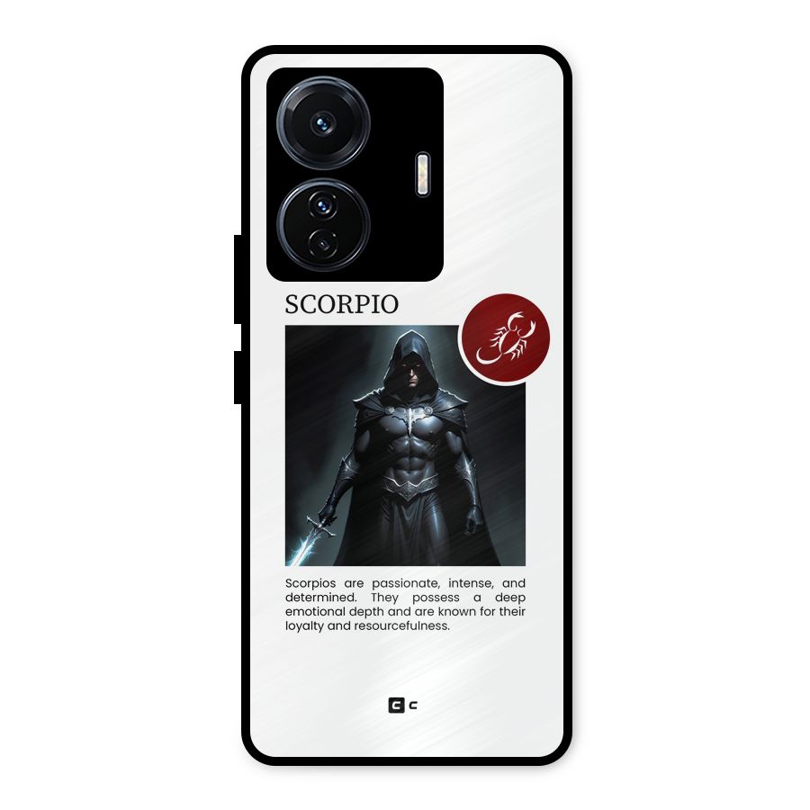 Sane Scorpio Metal Back Case for iQOO Z6