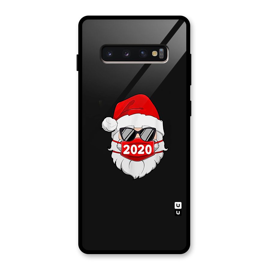 Santa 2020 Glass Back Case for Galaxy S10 Plus