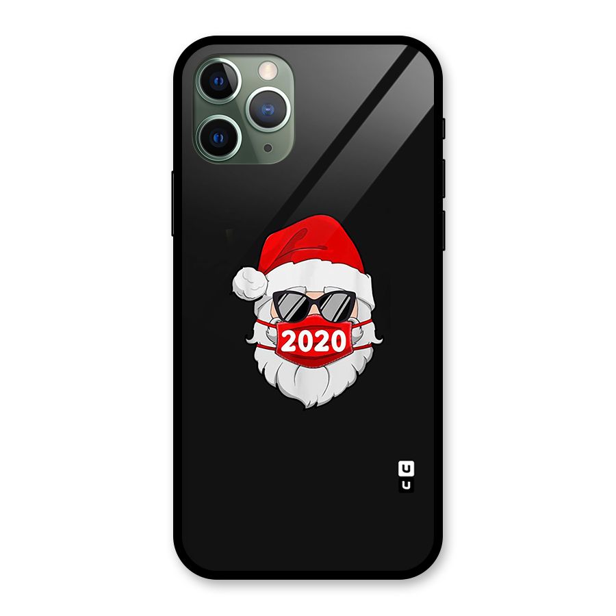 Santa 2020 Glass Back Case for iPhone 11 Pro