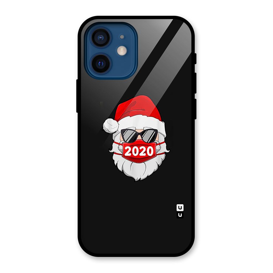 Santa 2020 Glass Back Case for iPhone 12 Mini