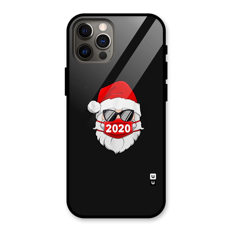 Santa 2020 Glass Back Case for iPhone 12 Pro