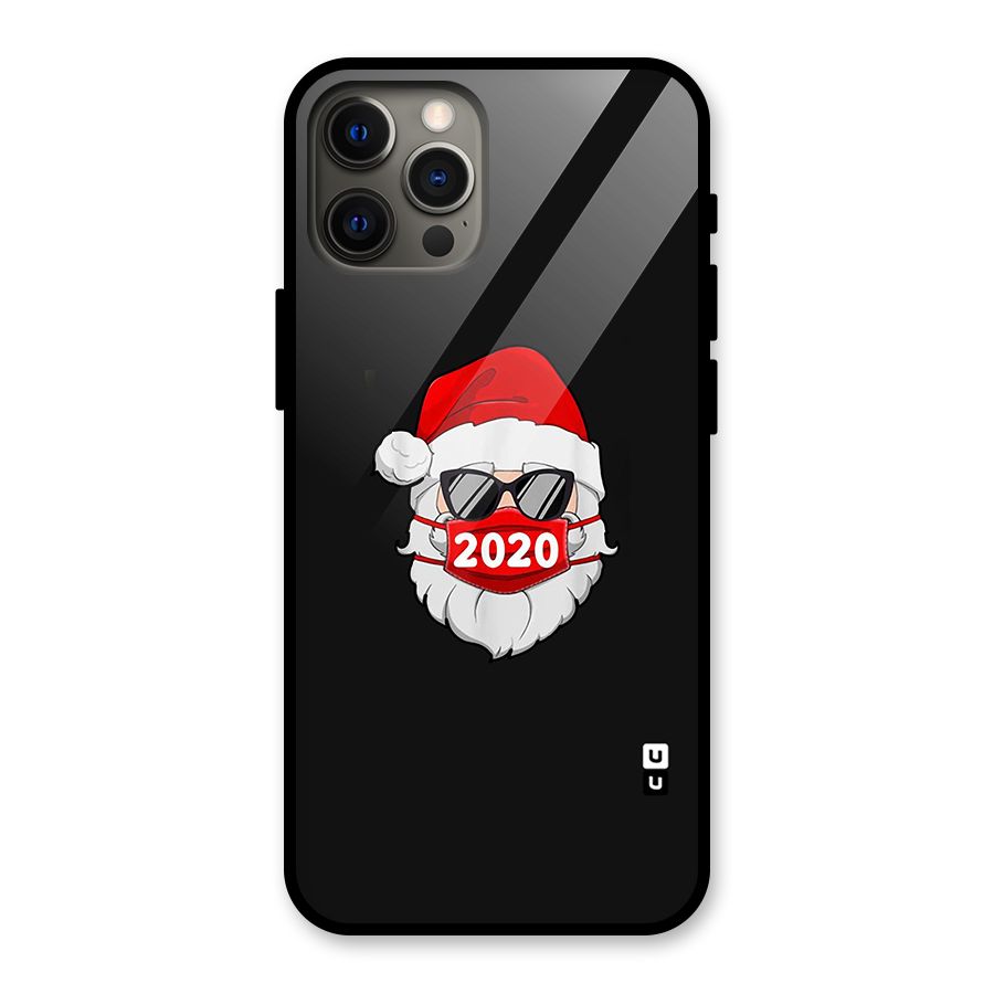 Santa 2020 Glass Back Case for iPhone 12 Pro Max