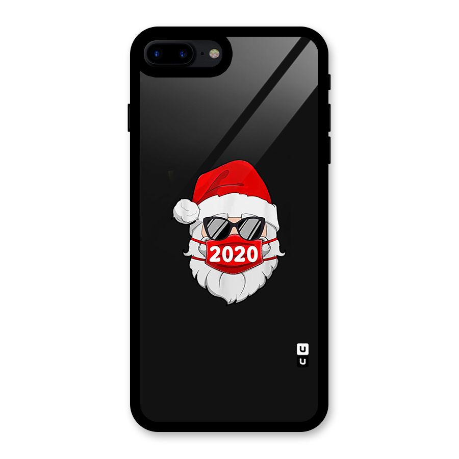 Santa 2020 Glass Back Case for iPhone 8 Plus