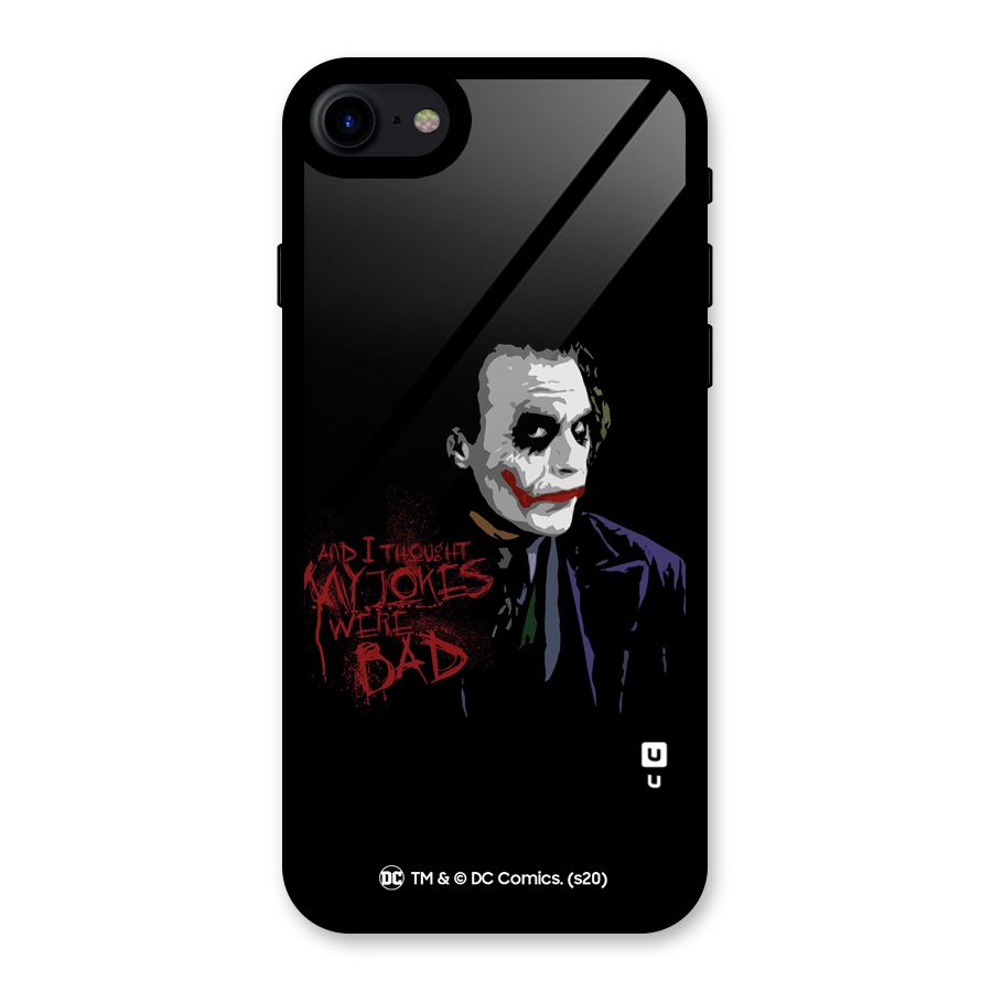 Sarcastic Joker Glass Back Case for iPhone 7
