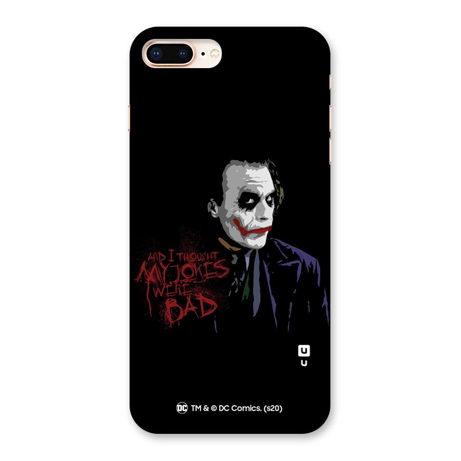 Sarcastic Joker Glass Back Case for iPhone 8 Plus