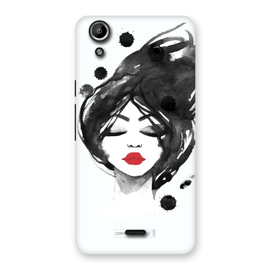 Sassy Girl Back Case for Micromax Canvas Selfie Lens Q345