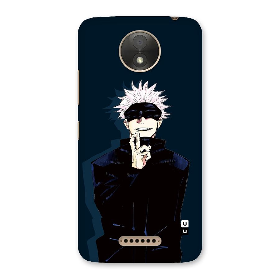 Satoru Gojo Back Case for Moto C Plus