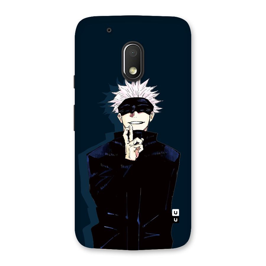 Satoru Gojo Back Case for Moto G4 Play