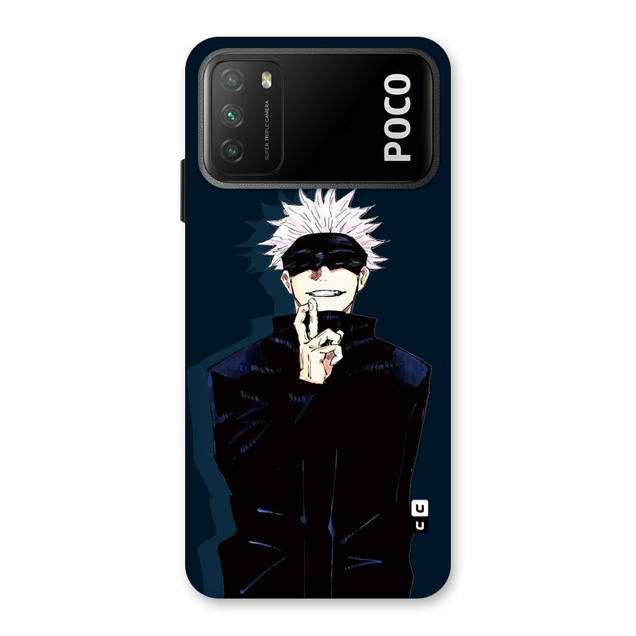 Satoru Gojo Back Case for Poco M3