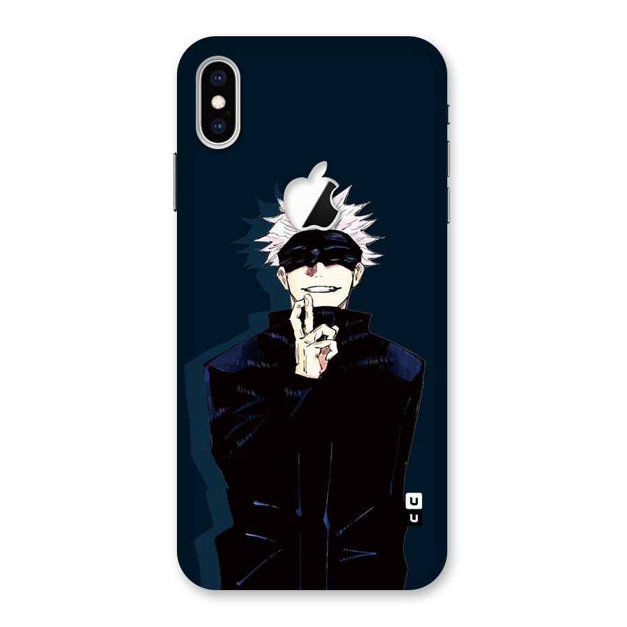 Satoru Gojo Back Case for iPhone XS Max Apple Cut