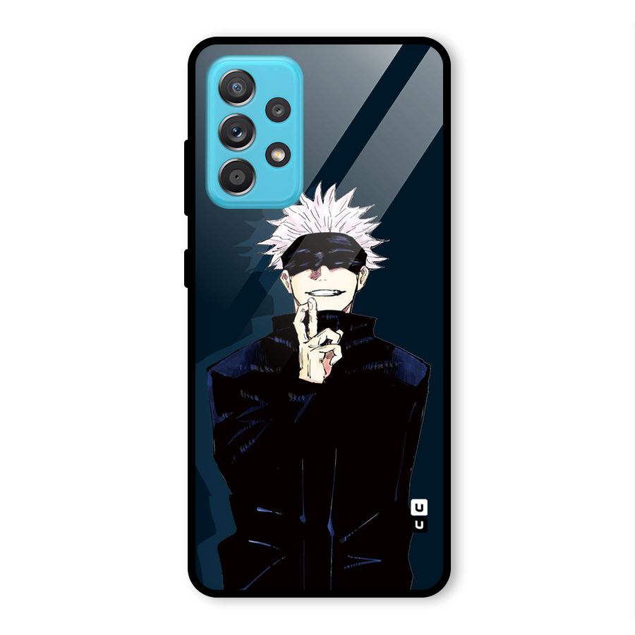 Satoru Gojo Glass Back Case for Galaxy A52