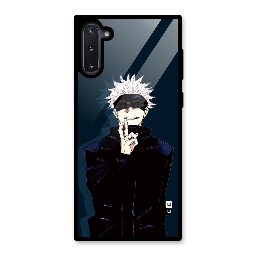 Satoru Gojo Glass Back Case for Galaxy Note 10