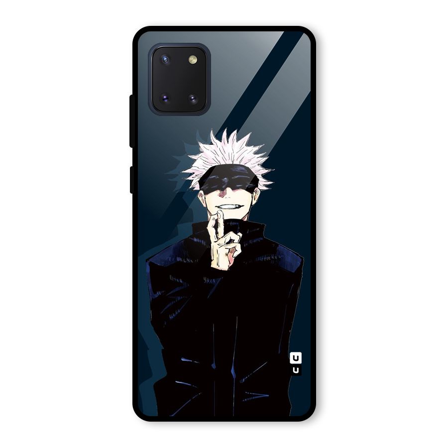 Satoru Gojo Glass Back Case for Galaxy Note 10 Lite