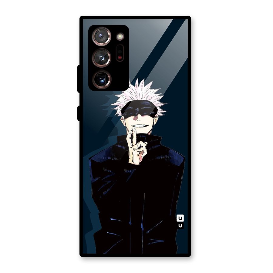Satoru Gojo Glass Back Case for Galaxy Note 20 Ultra