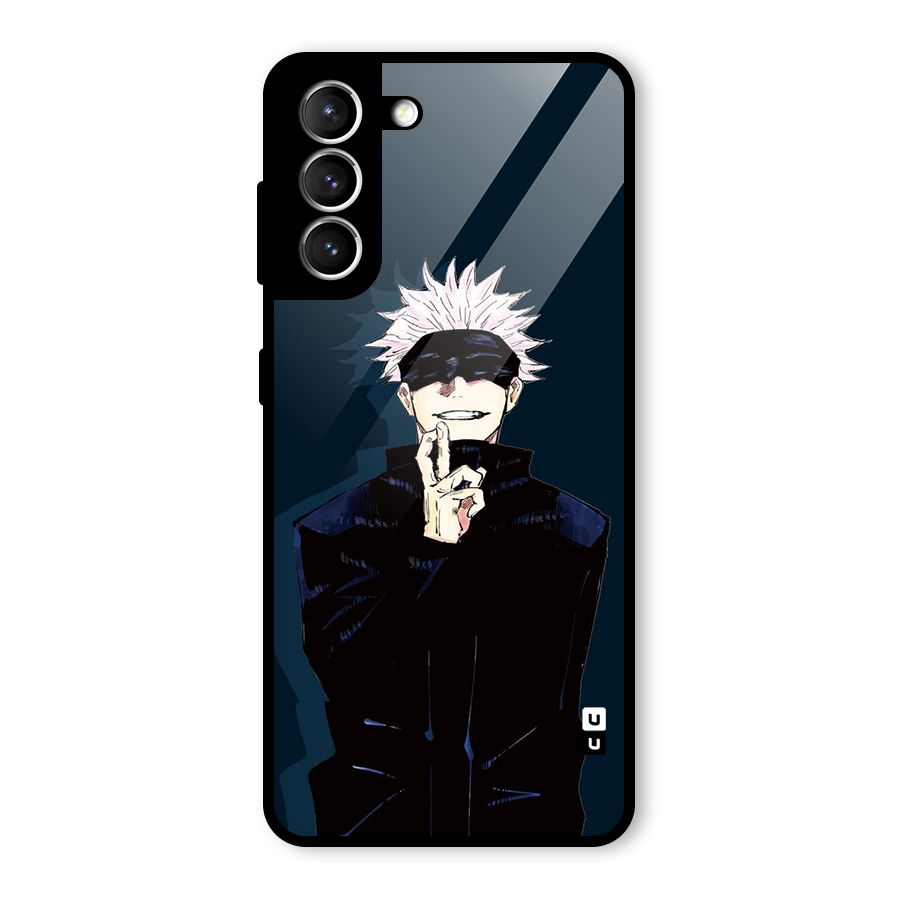 Satoru Gojo Glass Back Case for Galaxy S21 5G