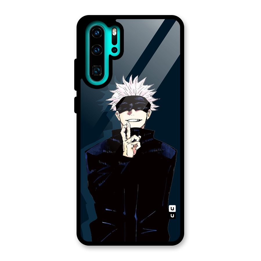 Satoru Gojo Glass Back Case for Huawei P30 Pro