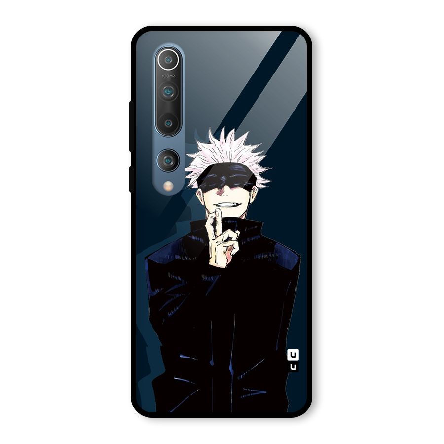 Satoru Gojo Glass Back Case for Mi 10