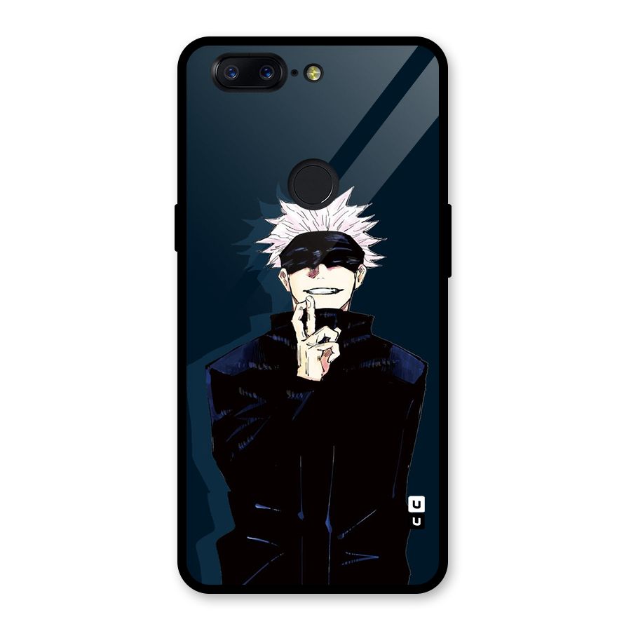 Satoru Gojo Glass Back Case for OnePlus 5T