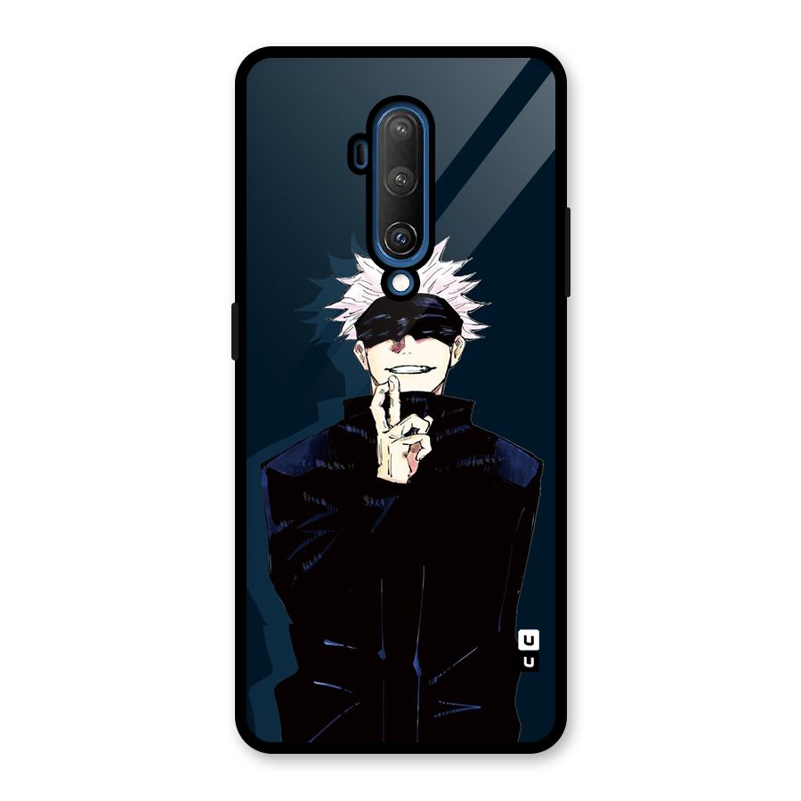 Satoru Gojo Glass Back Case for OnePlus 7T Pro