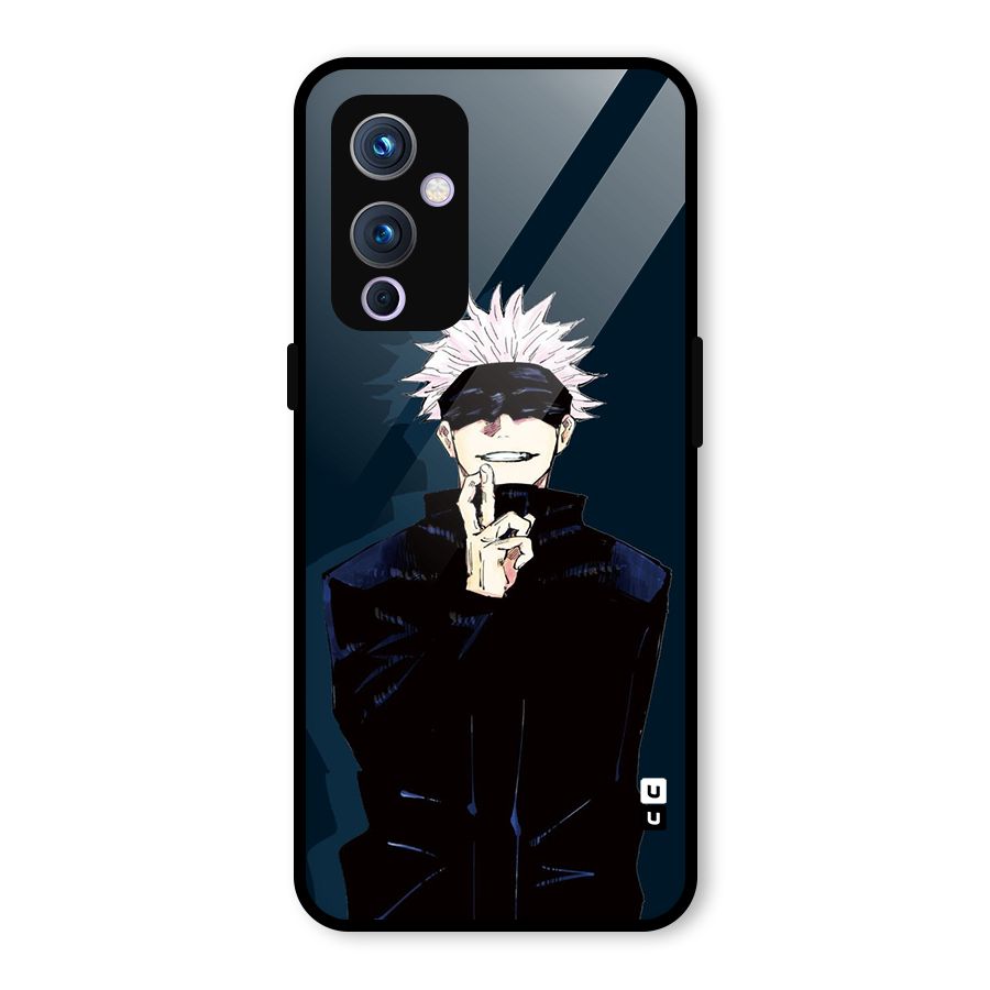 Satoru Gojo Glass Back Case for OnePlus 9
