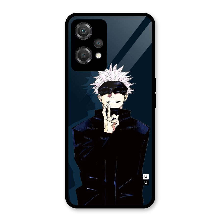 Satoru Gojo Glass Back Case for OnePlus Nord CE 2 Lite 5G