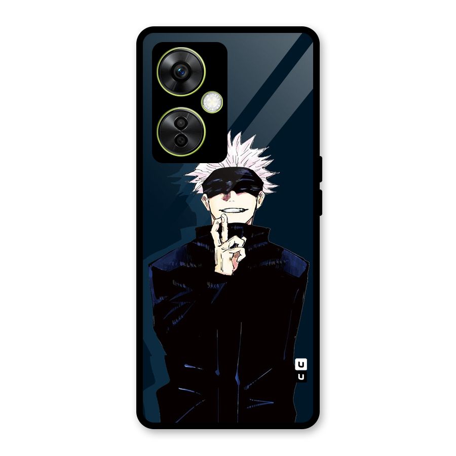 Satoru Gojo Glass Back Case for OnePlus Nord CE 3 Lite
