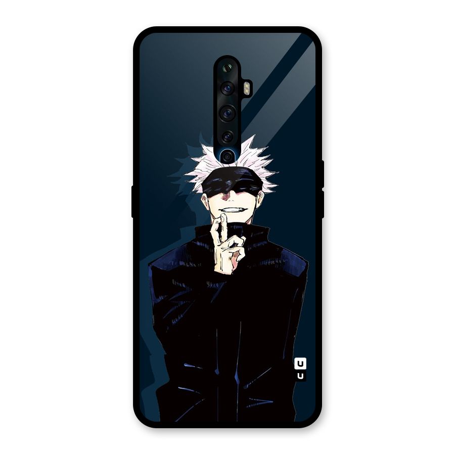 Satoru Gojo Glass Back Case for Oppo Reno2 F