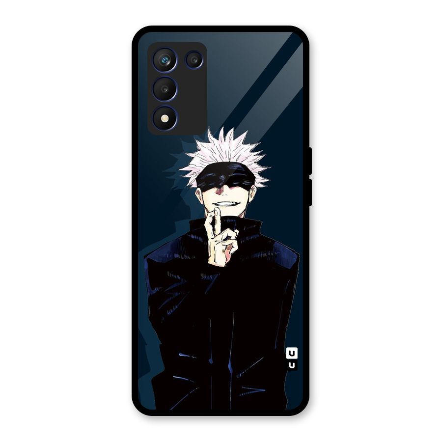 Satoru Gojo Glass Back Case for Realme 9 5G Speed