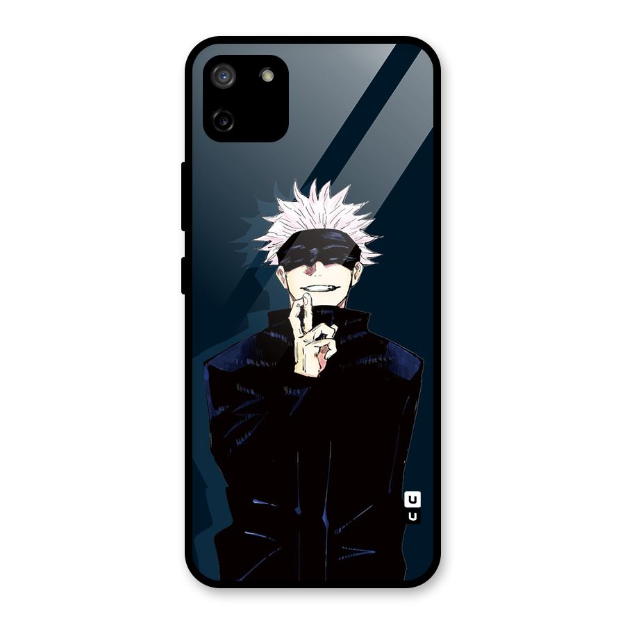 Satoru Gojo Glass Back Case for Realme C11