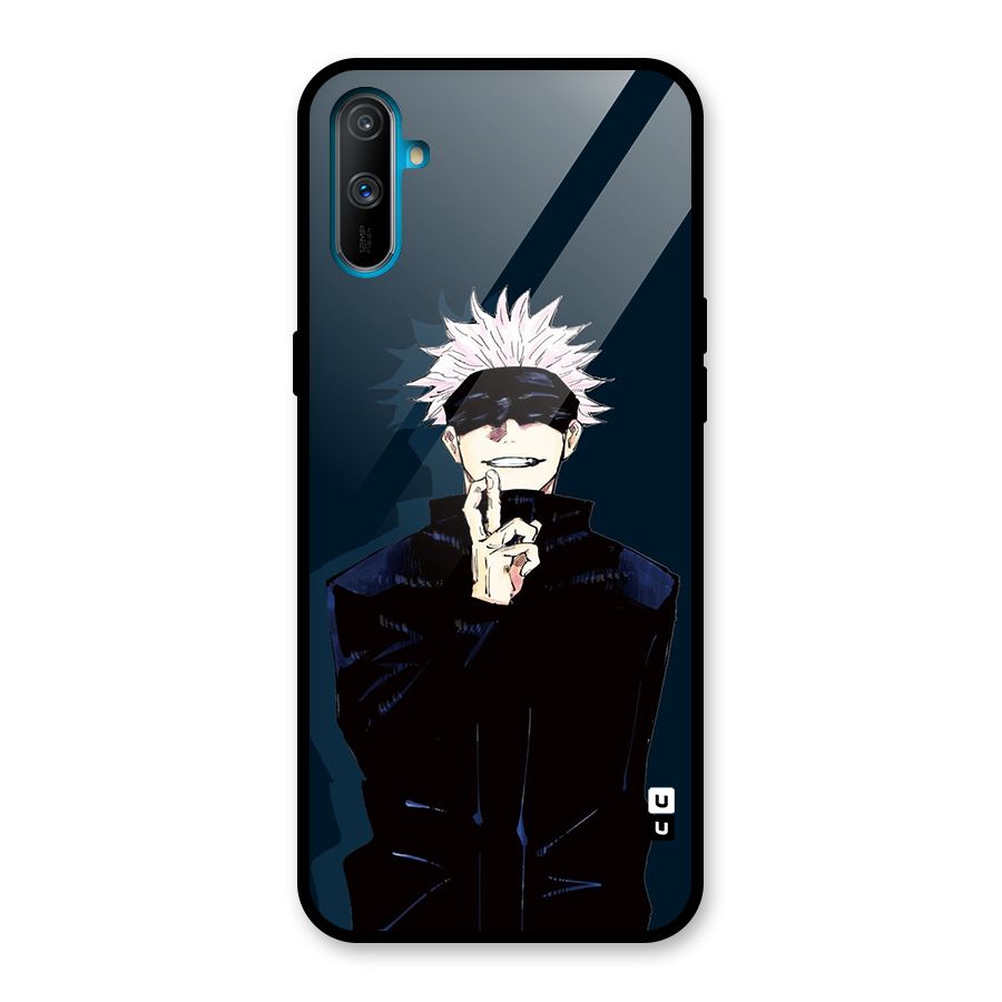 Satoru Gojo Glass Back Case for Realme C3