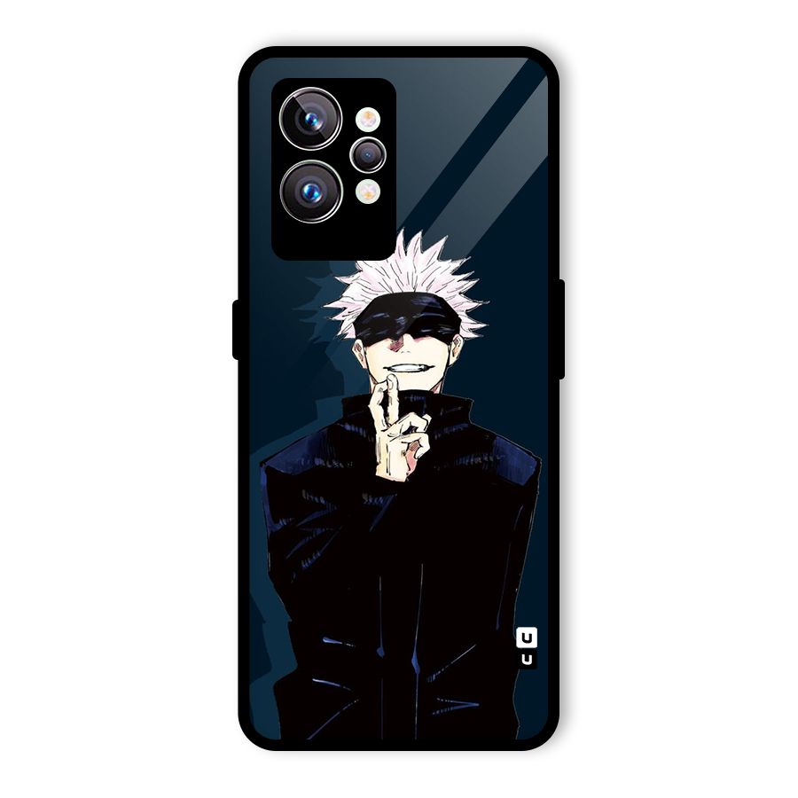 Satoru Gojo Glass Back Case for Realme GT2 Pro