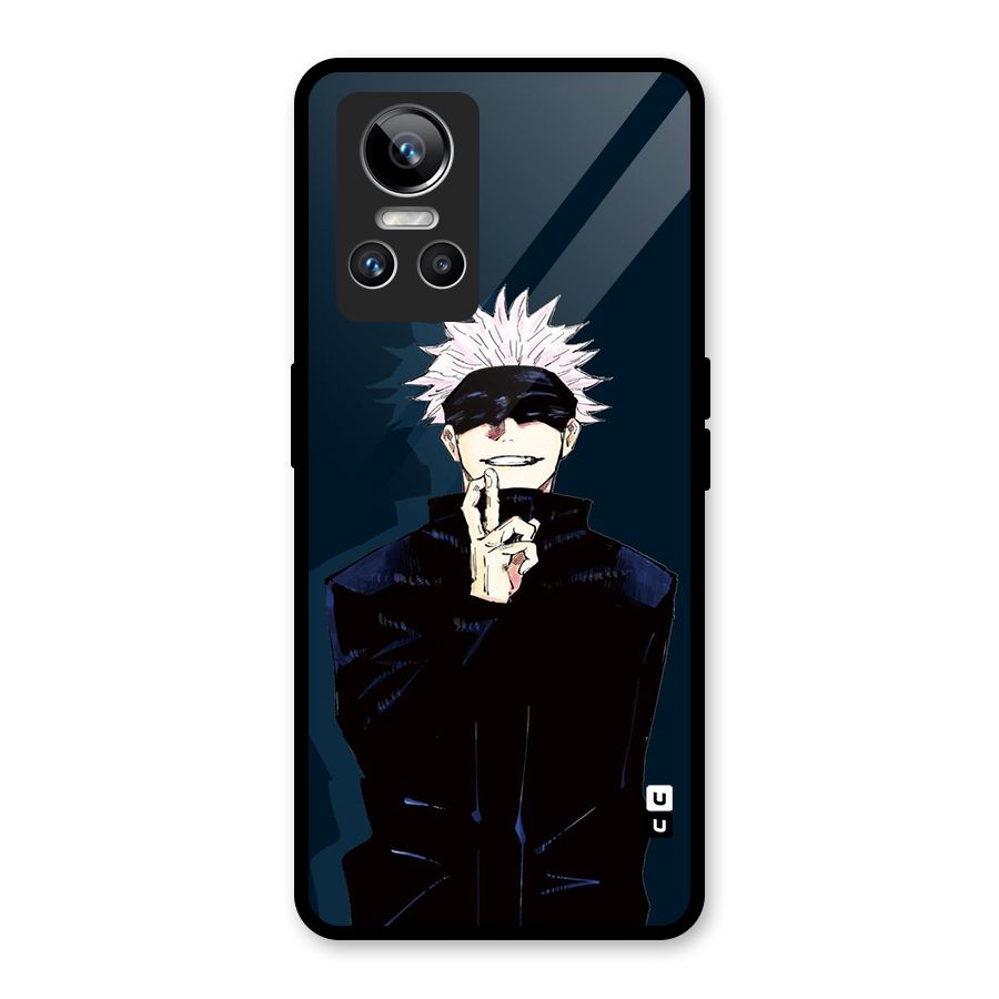Satoru Gojo Glass Back Case for Realme GT Neo 3