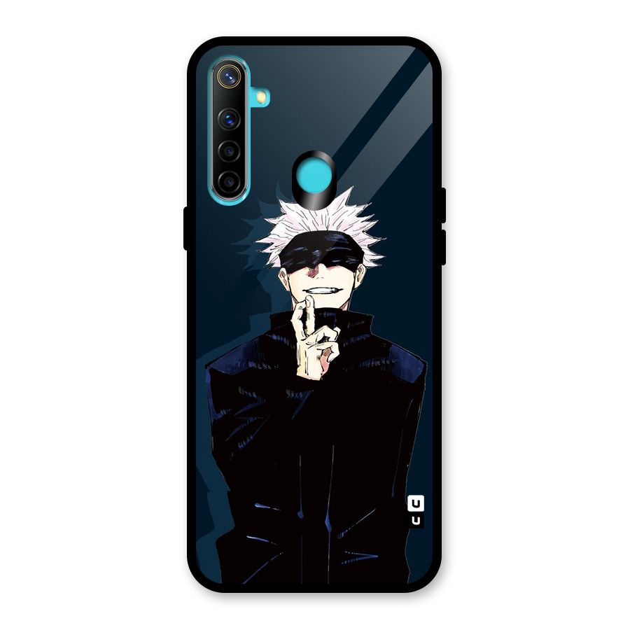 Satoru Gojo Glass Back Case for Realme Narzo 10