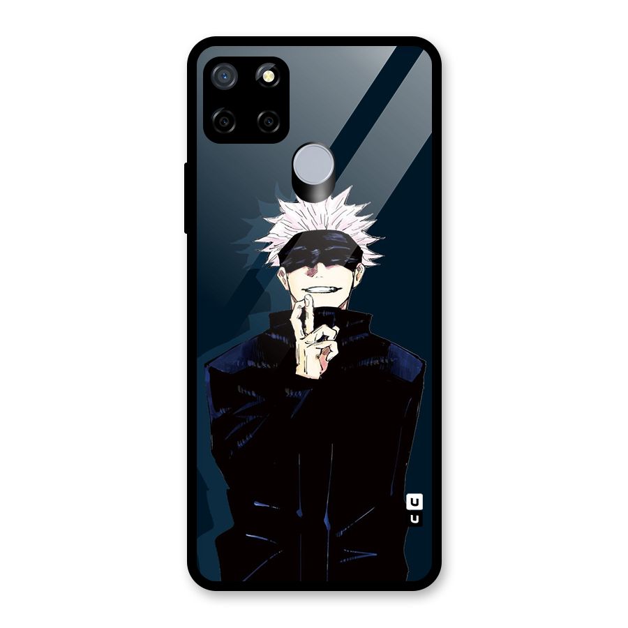 Satoru Gojo Glass Back Case for Realme Narzo 20