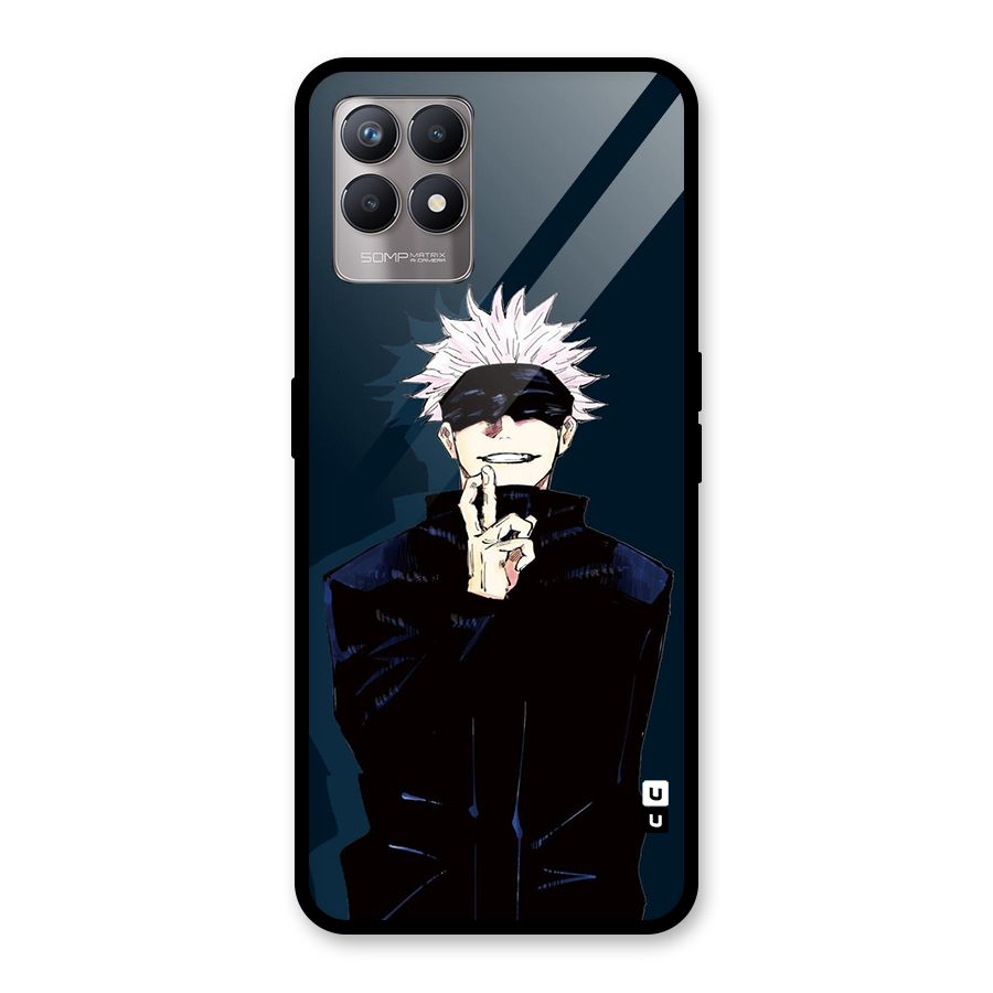 Satoru Gojo Glass Back Case for Realme Narzo 50