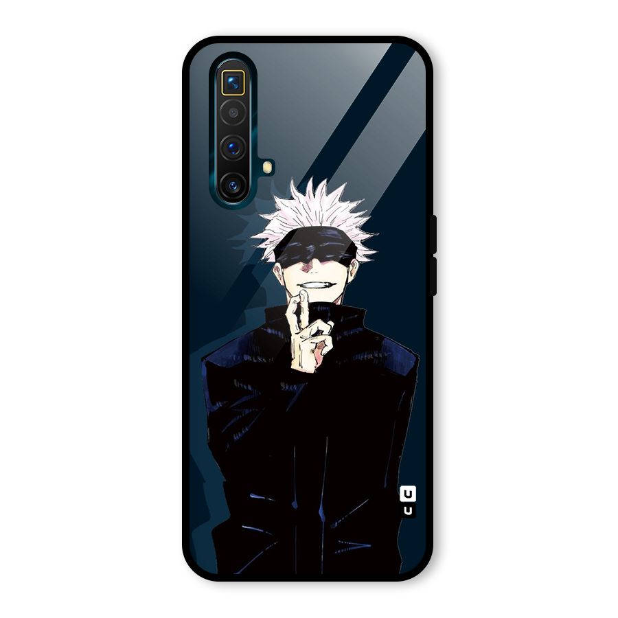 Satoru Gojo Glass Back Case for Realme X3
