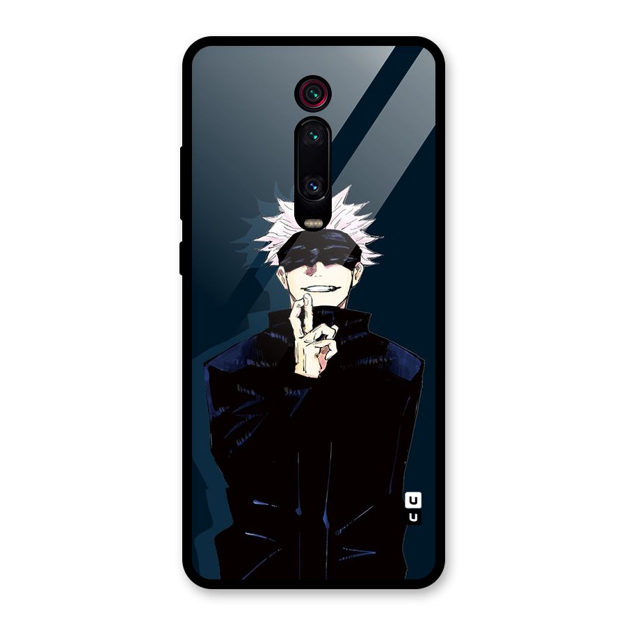 Satoru Gojo Glass Back Case for Redmi K20