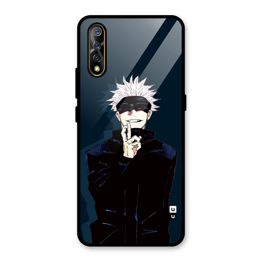 Satoru Gojo Glass Back Case for Vivo S1