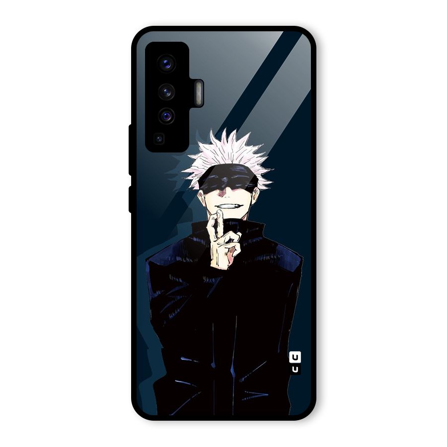 Satoru Gojo Glass Back Case for Vivo X50