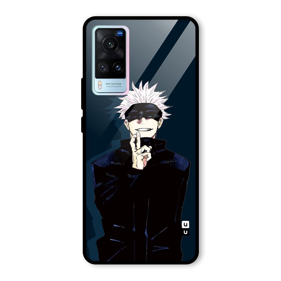 Satoru Gojo Glass Back Case for Vivo X60