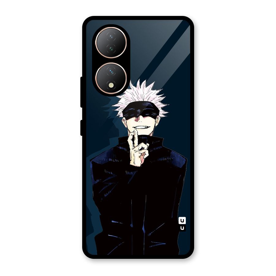 Satoru Gojo Glass Back Case for Vivo Y100