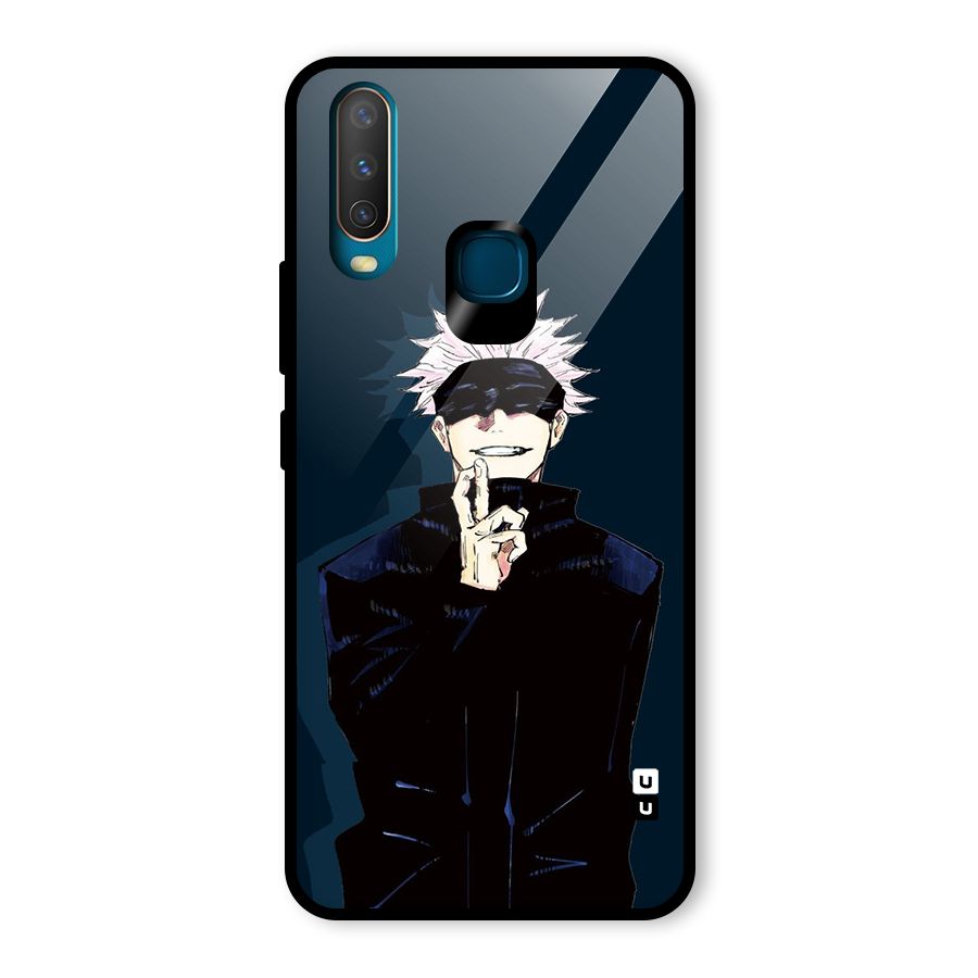 Satoru Gojo Glass Back Case for Vivo Y15