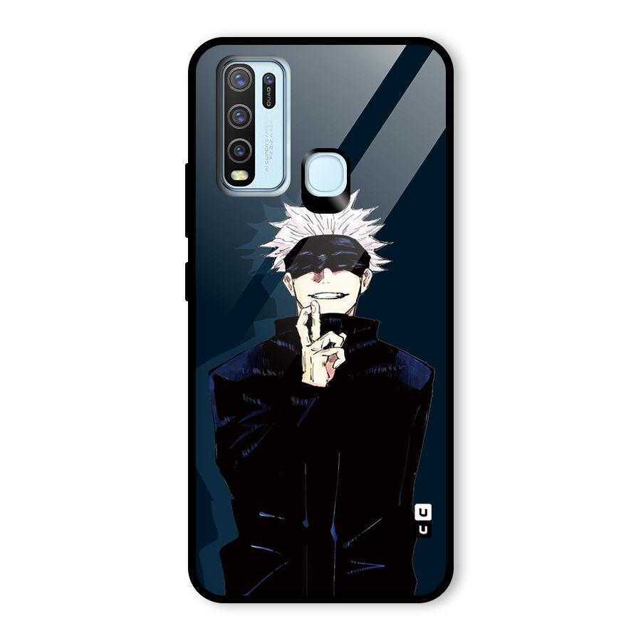 Satoru Gojo Glass Back Case for Vivo Y30