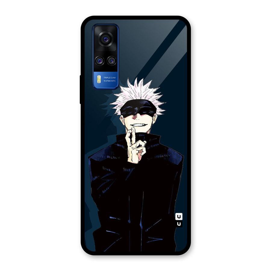 Satoru Gojo Glass Back Case for Vivo Y31