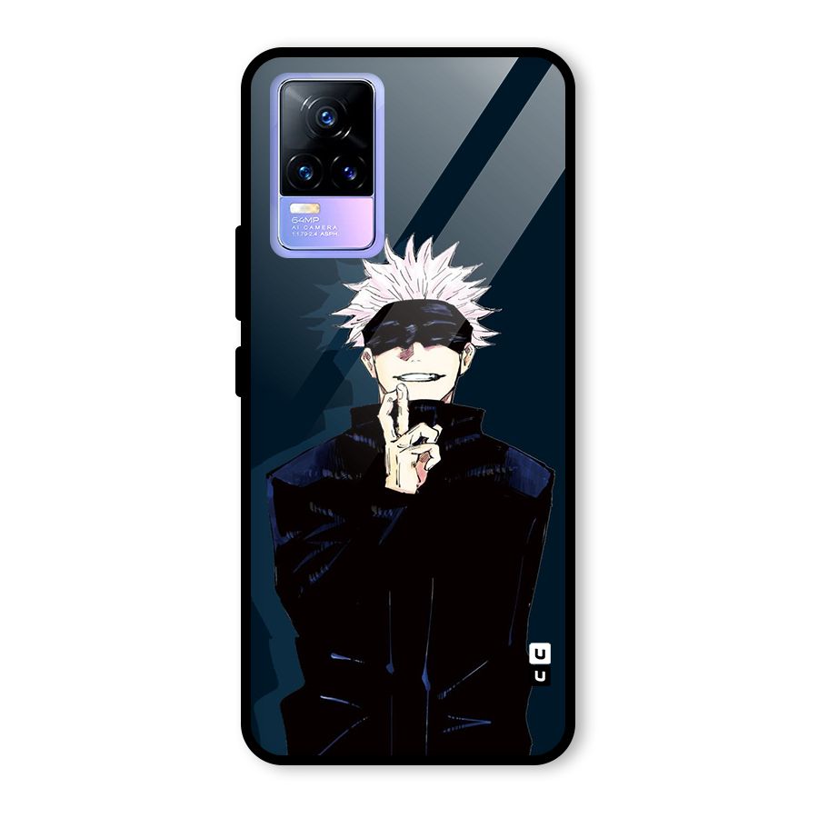 Satoru Gojo Glass Back Case for Vivo Y73