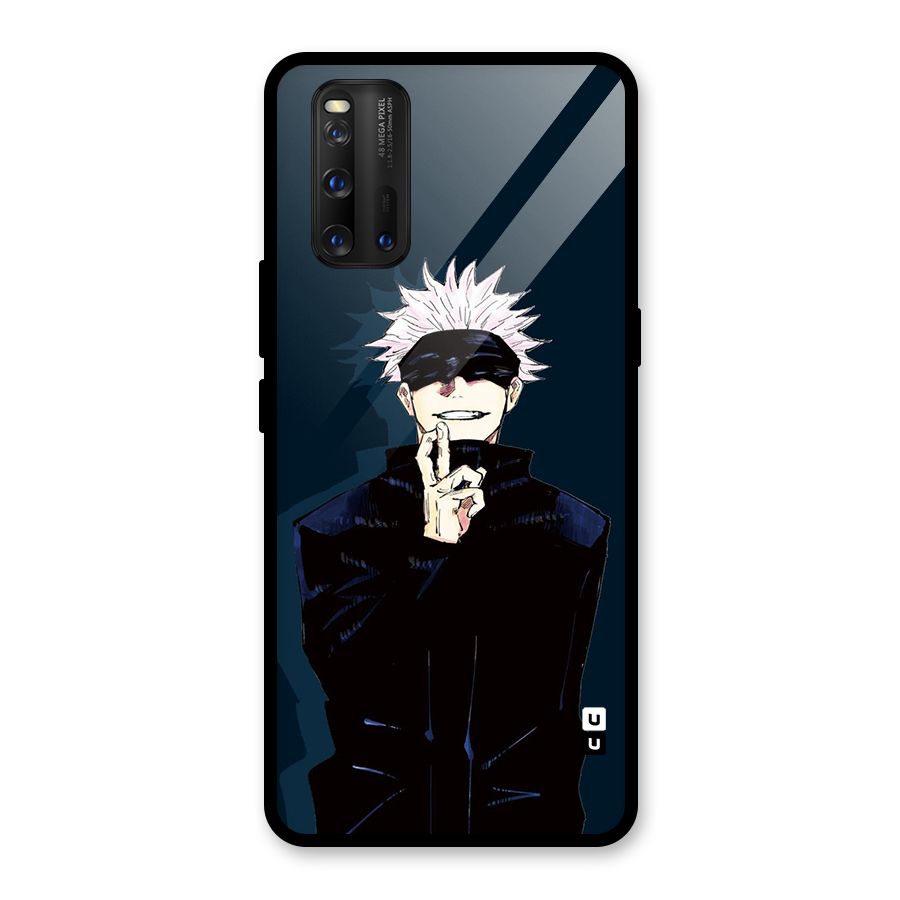 Satoru Gojo Glass Back Case for Vivo iQOO 3