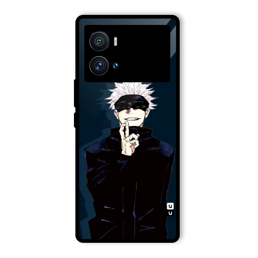 Satoru Gojo Glass Back Case for Vivo iQOO 9 Pro