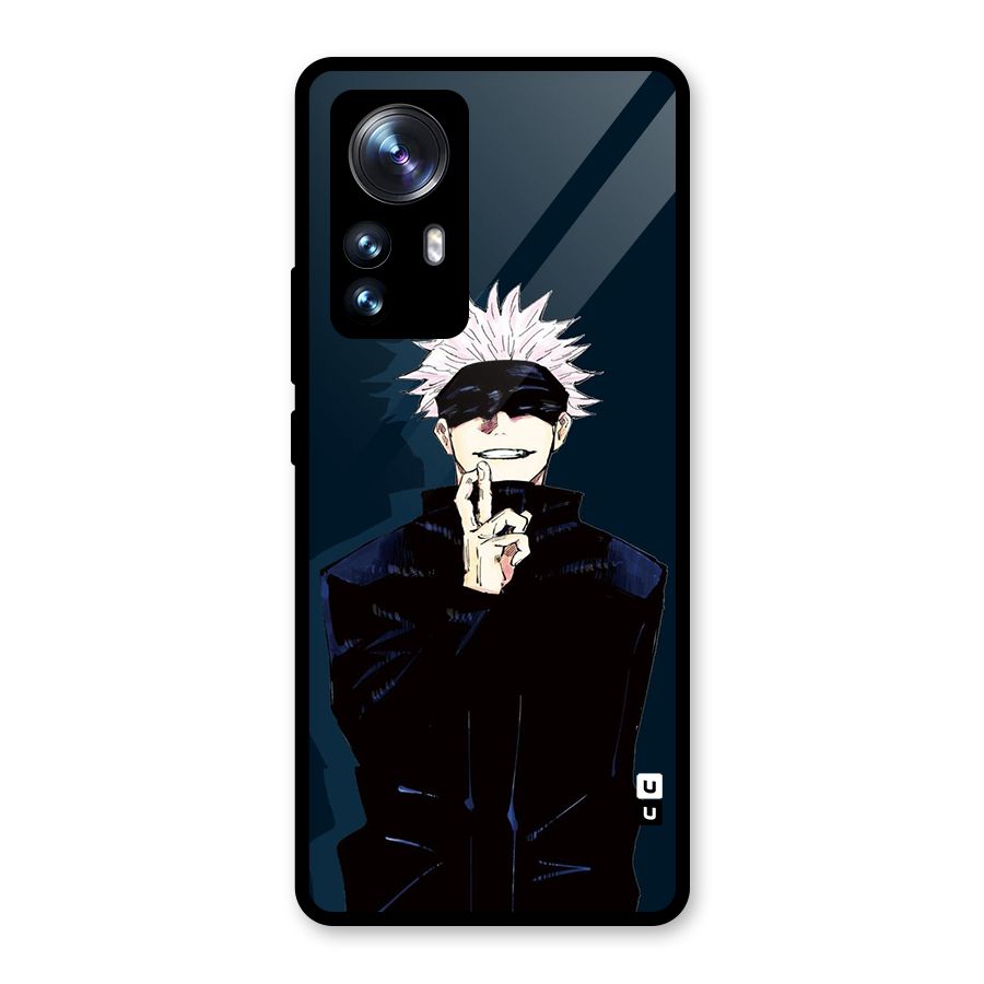Satoru Gojo Glass Back Case for Xiaomi 12 Pro